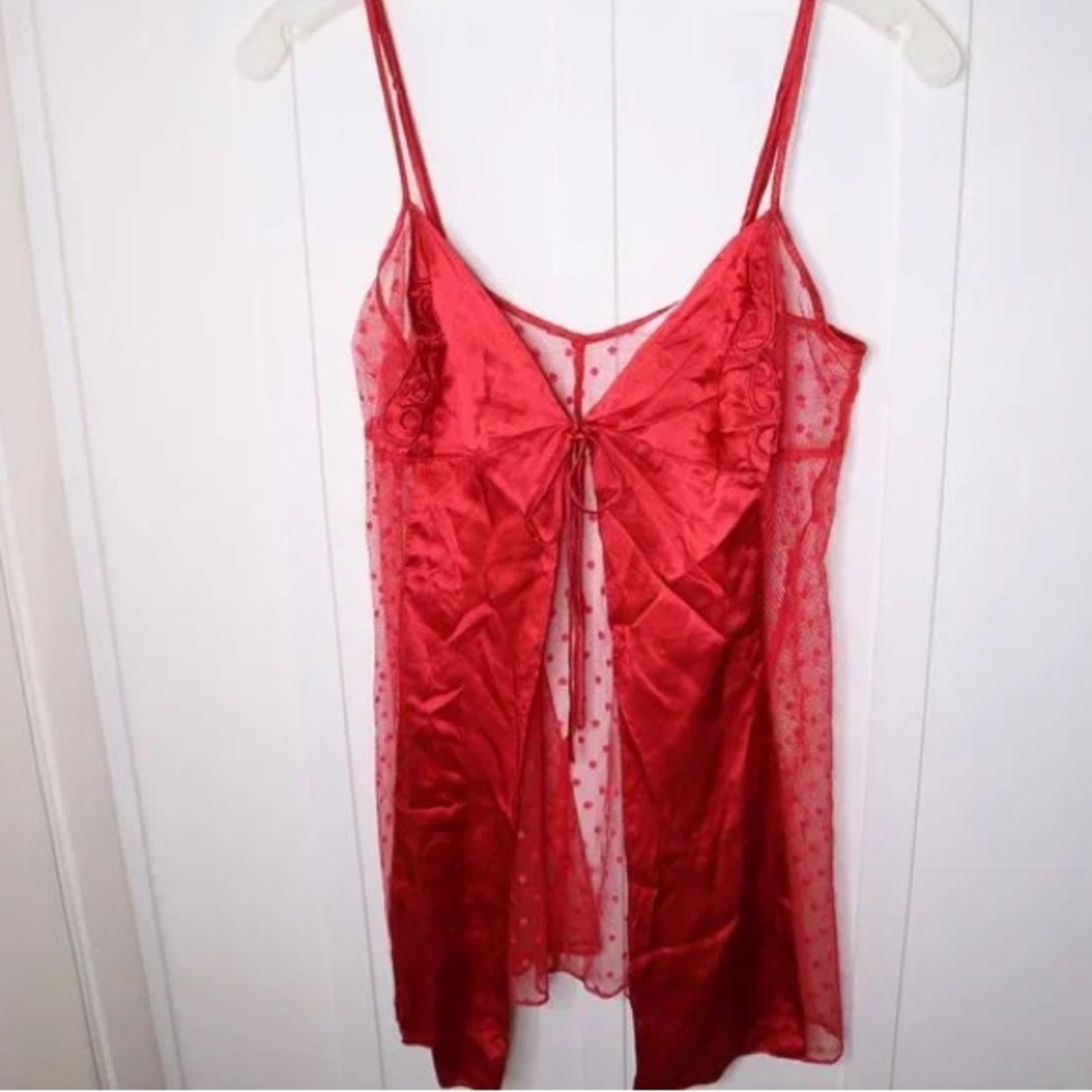Victoria's Secret Silk Babydoll teddy Size Medium